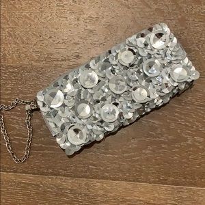 Sequin wristlet